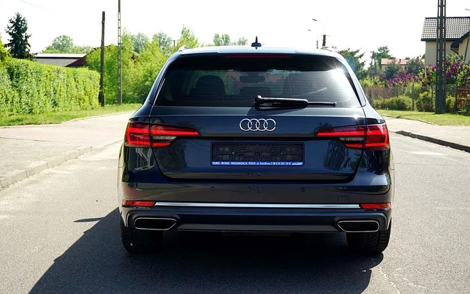 Audi A4 cena 75700 przebieg: 170000, rok produkcji 2019 z Płock małe 781